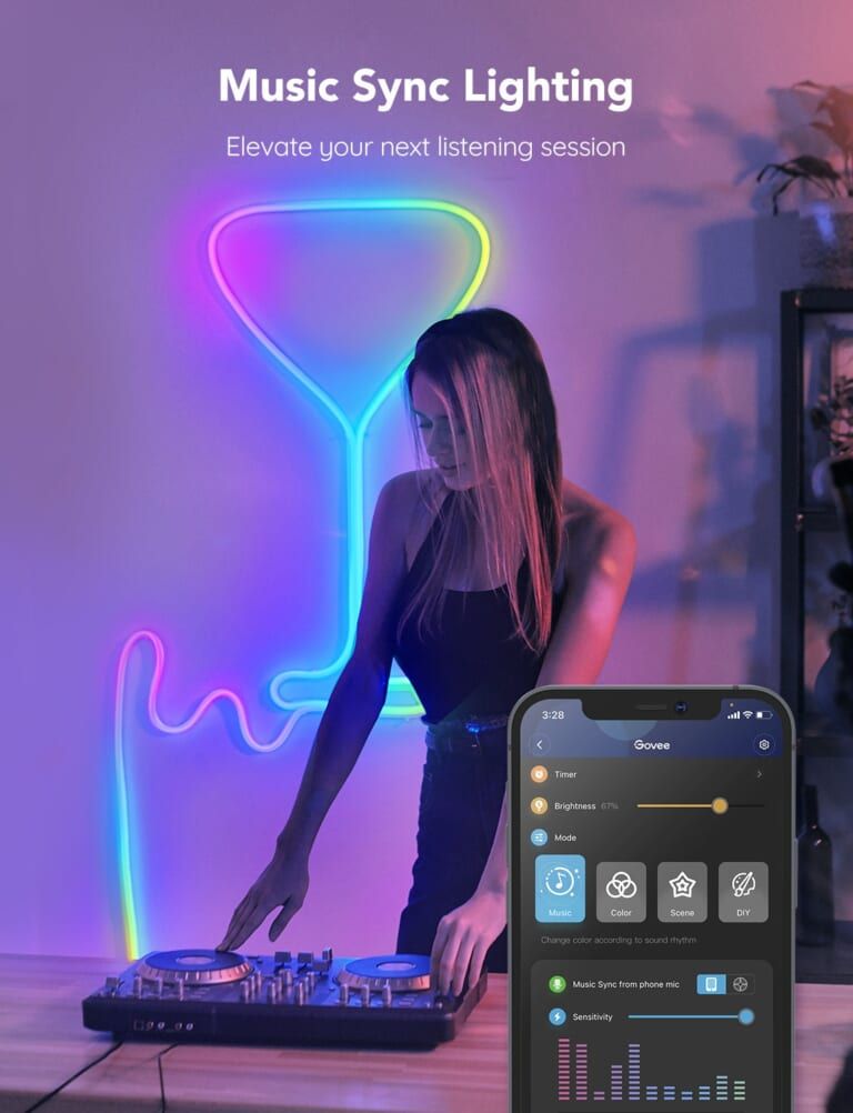 Đèn Govee Neon LED Strip Light 3M