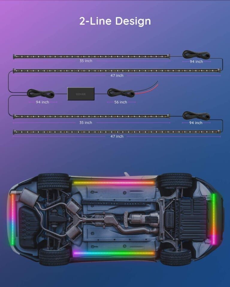 Đèn Govee RGBIC Exterior Car Underglow Lights