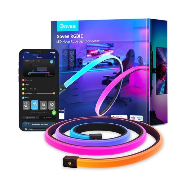 Đèn Govee RGBIC LED Neon Rope Lights for Desks