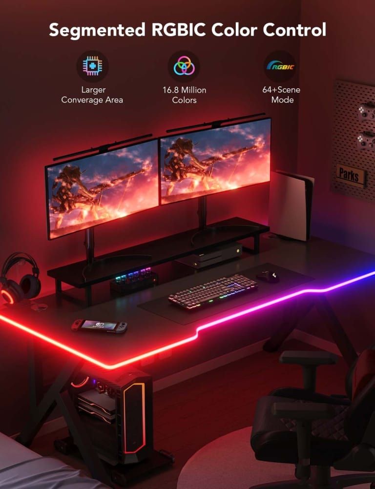 Đèn Govee RGBIC LED Neon Rope Lights for Desks