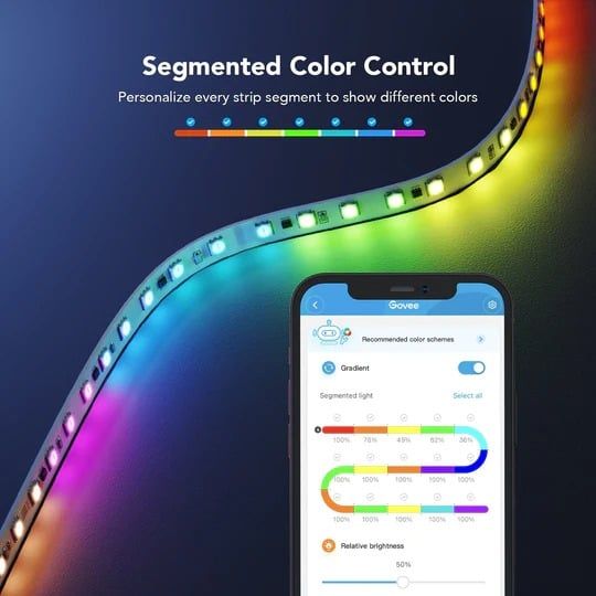 Đèn Govee RGBIC Wi-Fi+Bluetooth LED Strip Lights