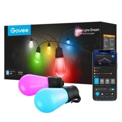 Đèn Govee RGBW 96ft Bluetooth & Wi-Fi Outdoor String Lights