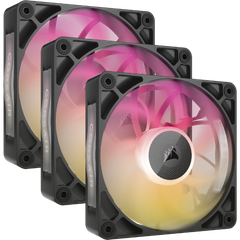 Bộ 3 Quạt Corsair iCUE LINK RX120 MAX RGB Black