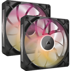 Bộ 2 quạt Corsair iCUE LINK RX140 MAX RGB Black