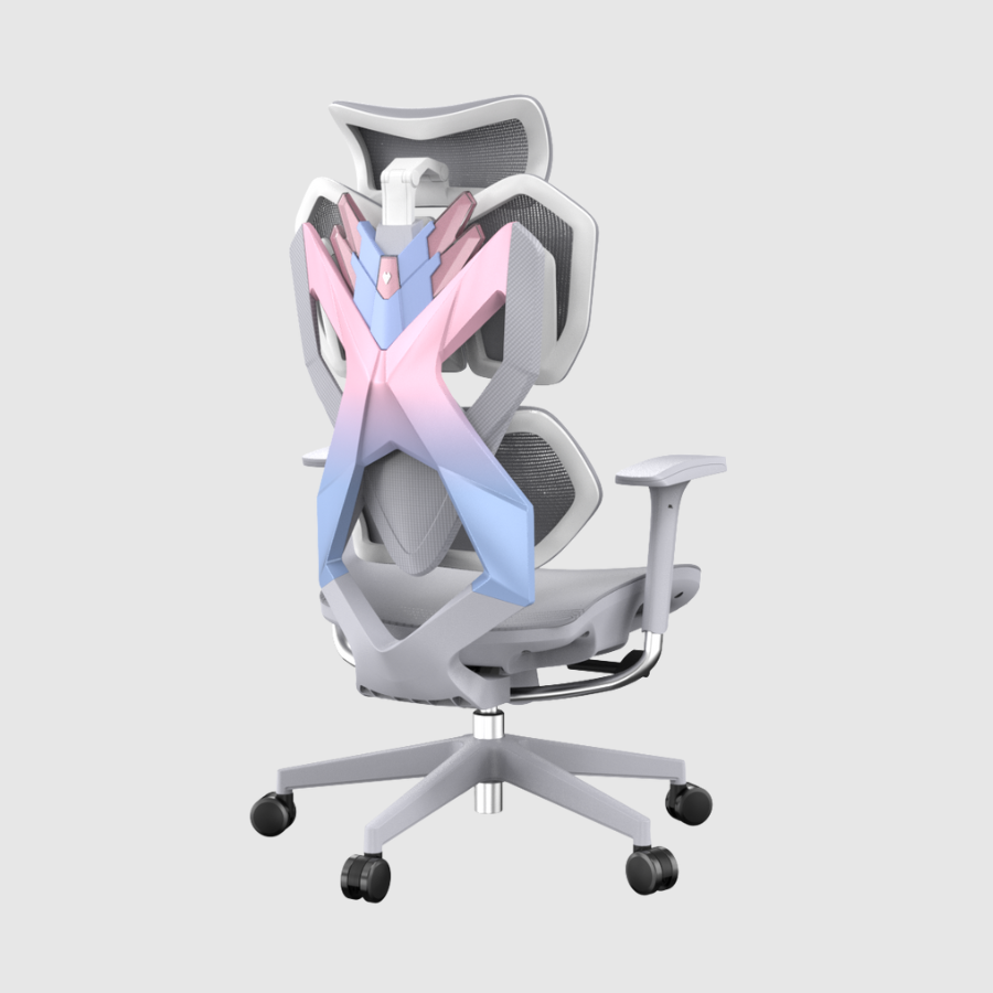 Ghế công thái học gaming Gami X5 - Hồng Luna