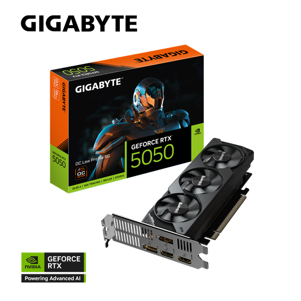 VGA GIGABYTE GeForce RTX™ 5050 OC Low Profile 8G