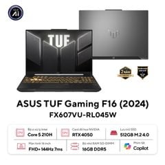 Laptop AI ASUS TUF Gaming F16 FX607VU-RL045W - Intel Core 5 210H | RTX 4050 | 16GB | 512GB