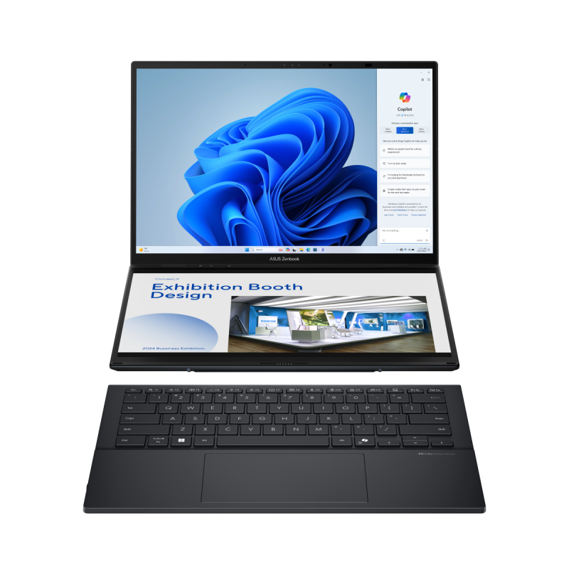 Laptop AI ASUS Zenbook DUO UX8406CA-PZ109WS | OLED Cảm ứng | Intel Ultra 9 285H | 32GB | 1TB