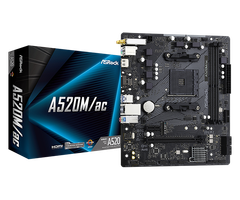 Mainboard ASRock A520 M/ac WiFi AM4