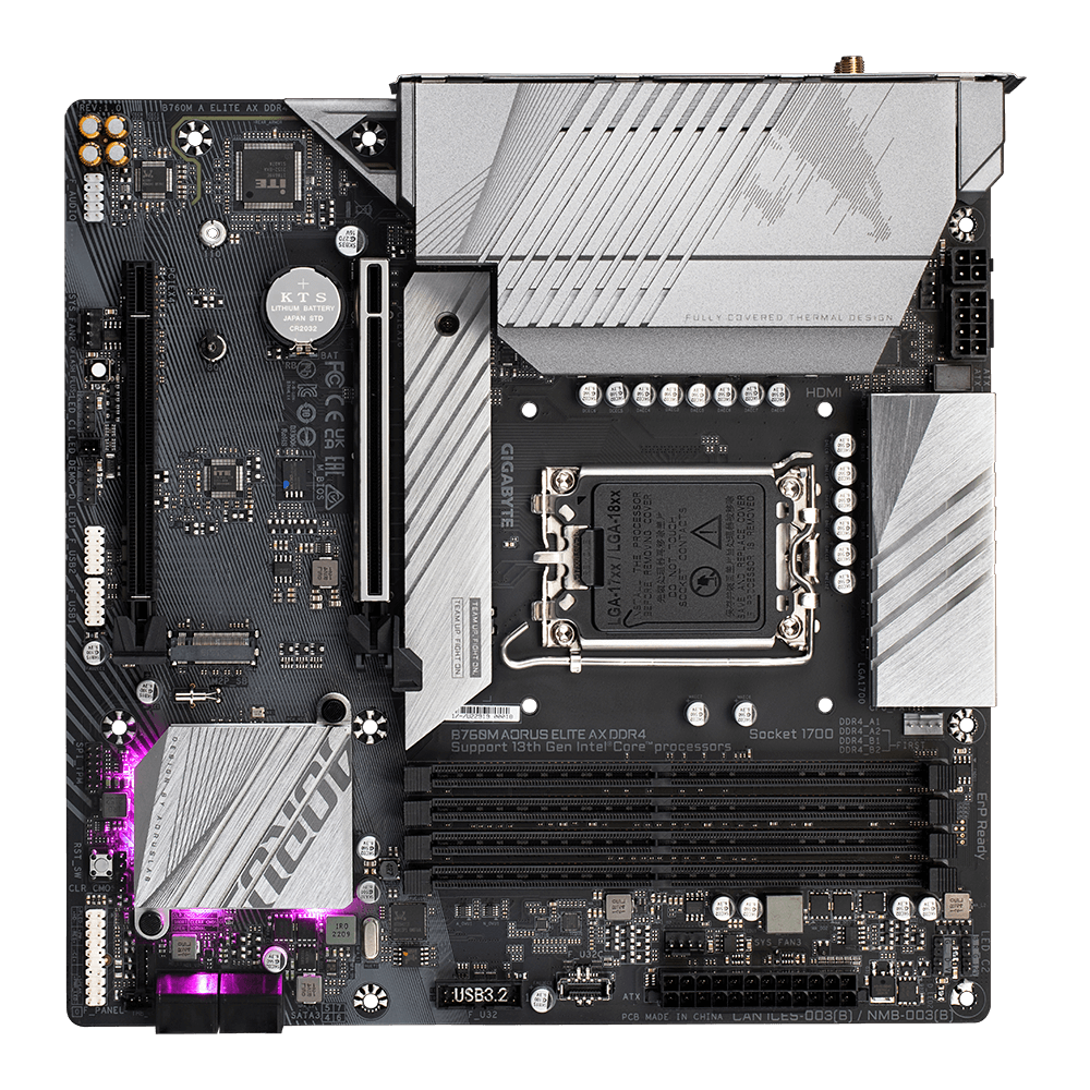 Mainboard GIGABYTE B760M AORUS ELITE AX DDR4