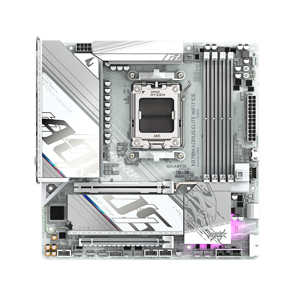 Mainboard GIGABYTE X870M AORUS ELITE WIFI7 ICE