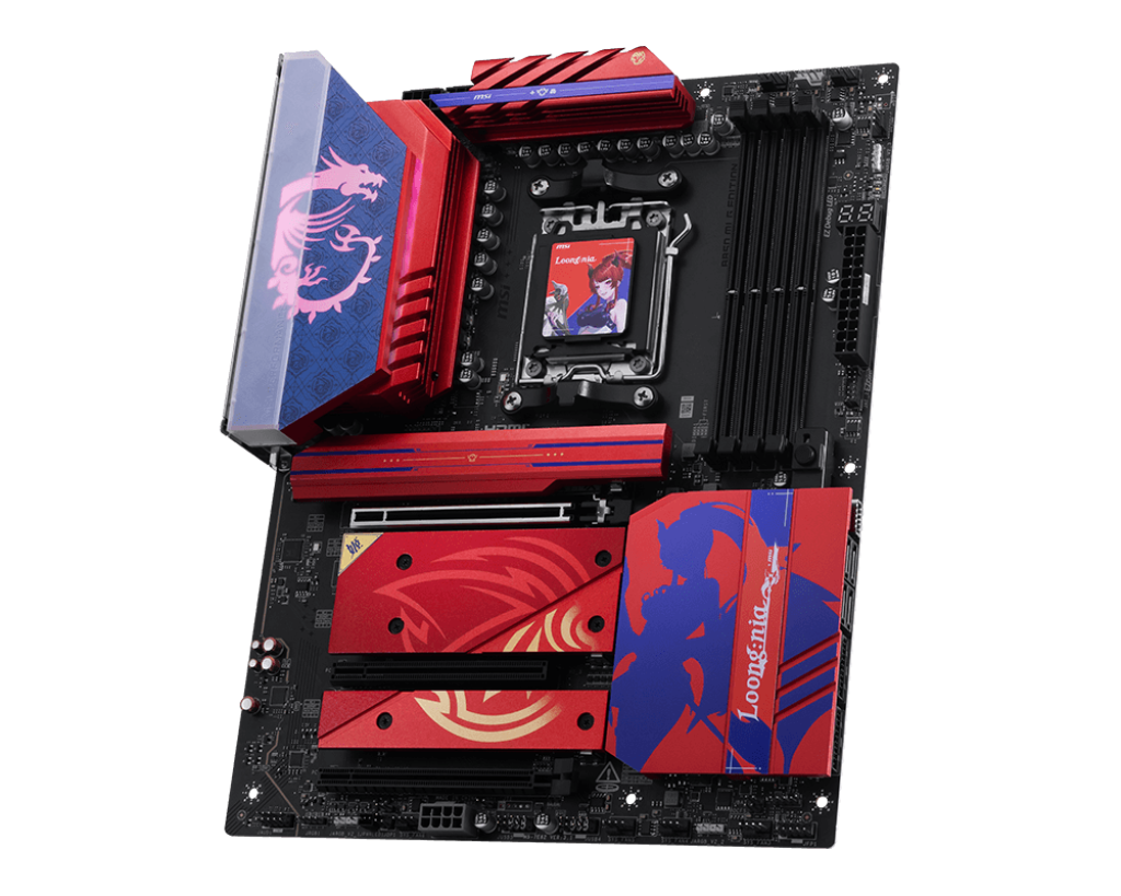 Mainboard MSI B850 MLG EDITION – AM5 | DDR5 8400+ | PCIe 5.0 | Wi-Fi 7 | 4x M.2 Gen5