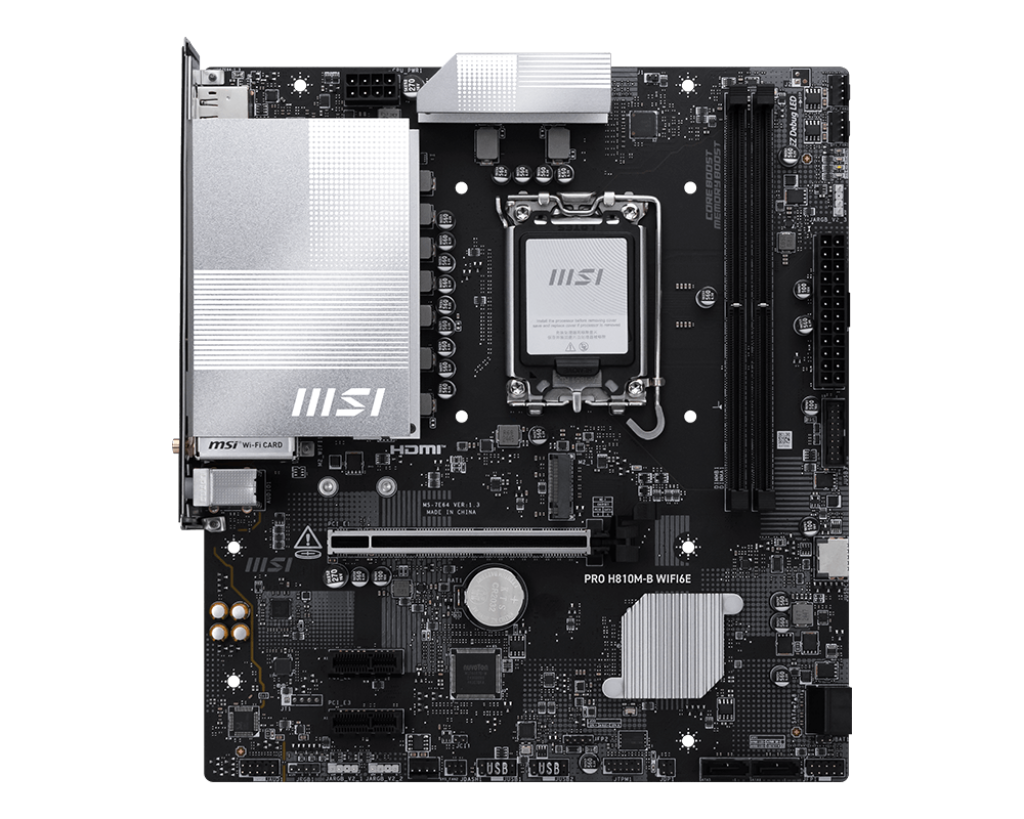 Mainboard MSI PRO H810M-B WIFI6E