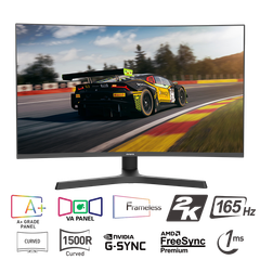 Màn hình AIWA MZ270G-Y (27 inch/165Hz/QHD/VA)