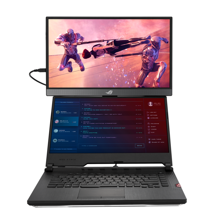 Màn hình Asus ROG STRIX XG17AHP (17.3inch/ FHD/IPS/240Hz) - Màn hình di động