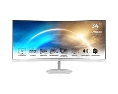 Màn hình MSI PRO MP341CQW (34 inch/100Hz/WQHD/VA/Cong/Trắng)