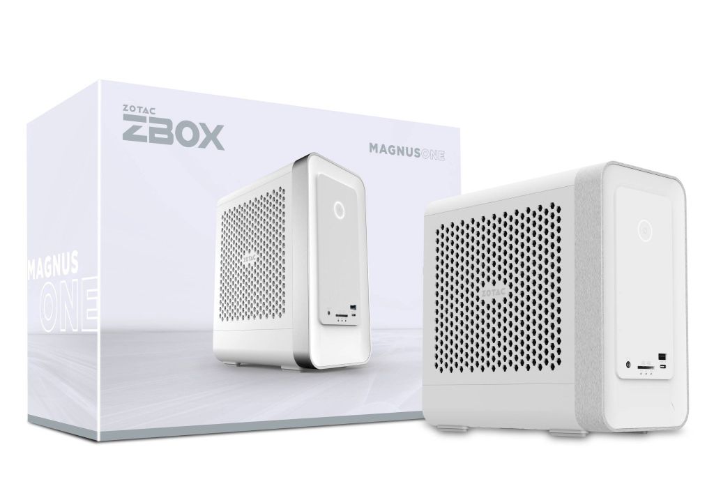 BỘ MINI PC ZOTAC MAGNUS ONE ERP54060C (BAREBONE)  (i5-13400, RTX 4060, Thunderbolt 4, 500W 80+ Platinum)