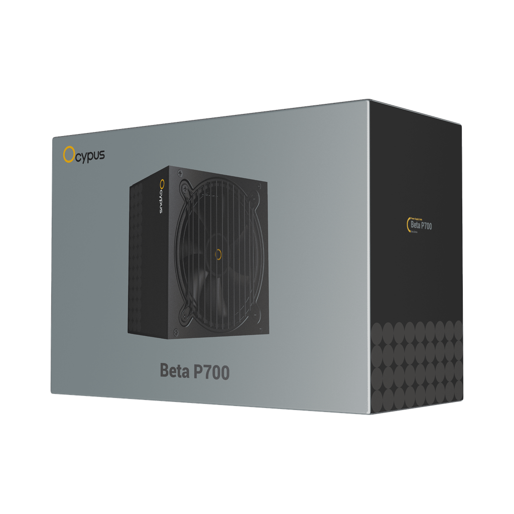 Nguồn máy tính Ocypus Beta P700 (700W, ATX2.53, 2 dây CPU rời)