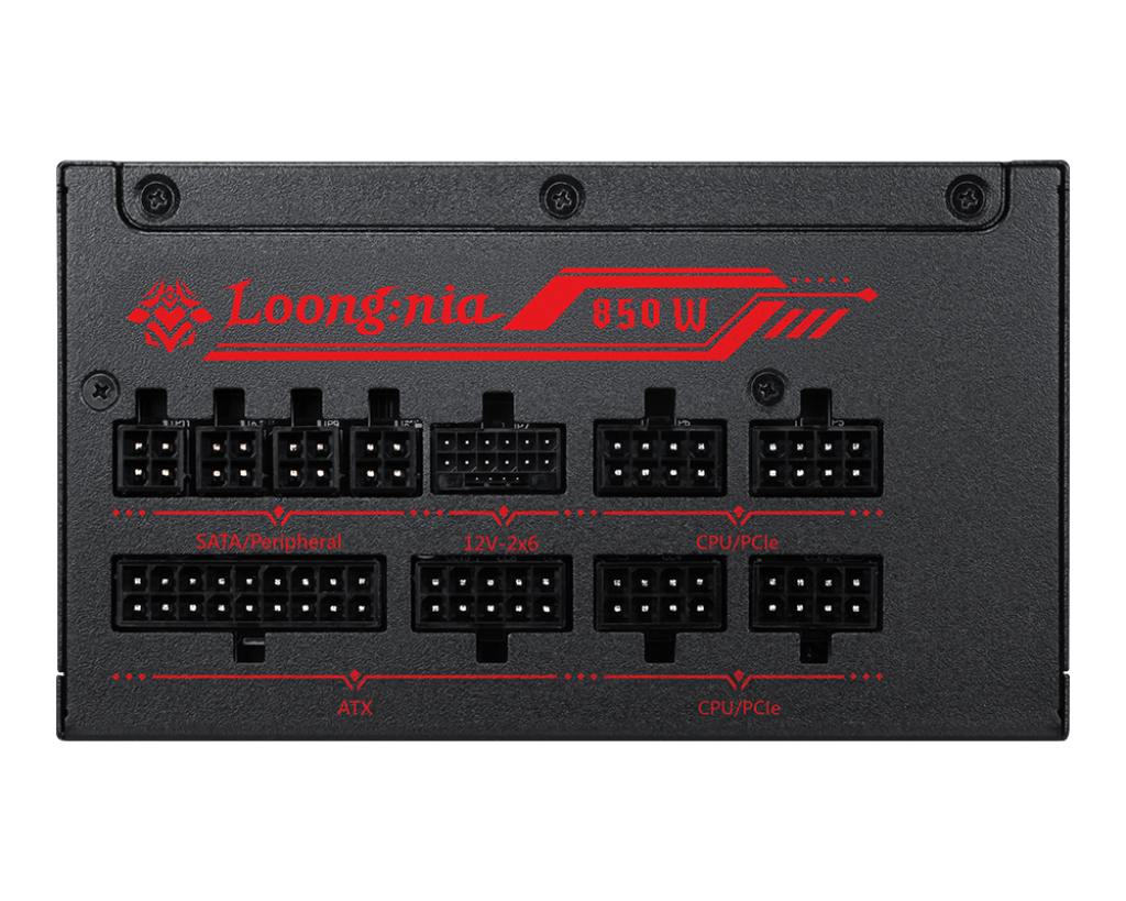 Nguồn máy tính MSI MAG A850GLS MLG EDITION 850W 80 PLUS Gold Full Modular ATX 3.1 PCIe 5.0