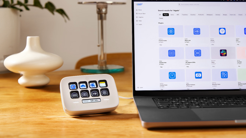 Phụ kiện Elgato Stream Deck Neo (8 phím, Đen/ Trắng)