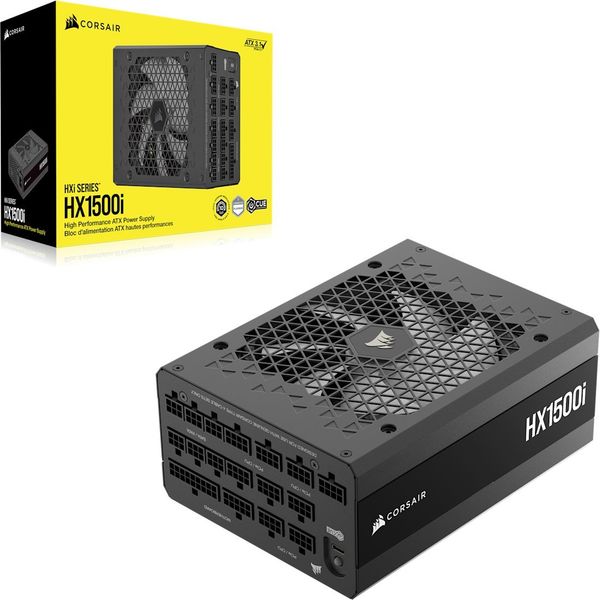Nguồn máy tính CORSAIR HX1500i 2025 1500W 80 PLUS Platinum Fully Modular ATX 3.1 PCIe 5.1