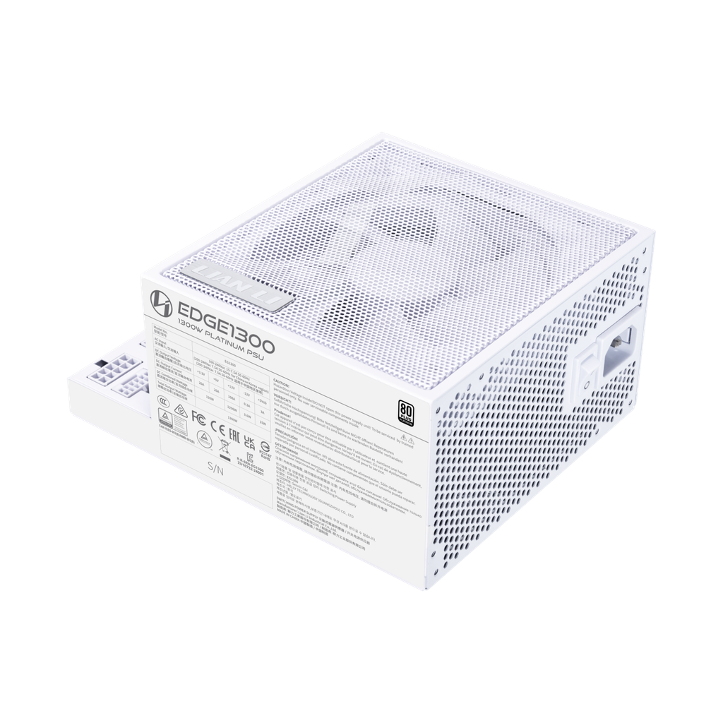 Nguồn máy tính Lian Li EDGE 1300W White 80 PLUS PLATINUM Fully Modular ATX 3.1