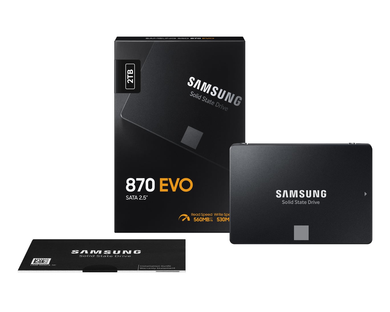 SSD Samsung 870 EVO SATA 2.5 inch (MZ-77E500BW | MZ-77E2T0BW)