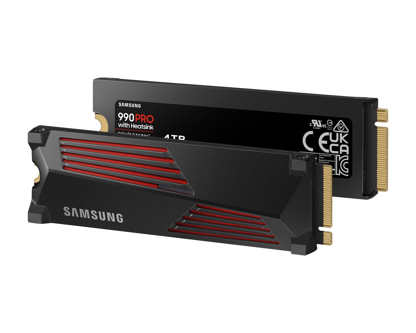 SSD Samsung 990 PRO Heatsink NVMe M.2 (1TB, 2TB, 4TB)
