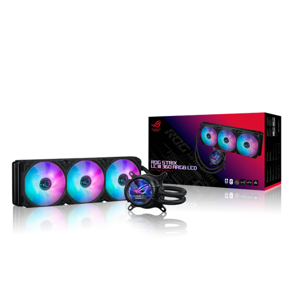 Tản nhiệt nước AIO ASUS ROG STRIX LC III 360 ARGB LCD