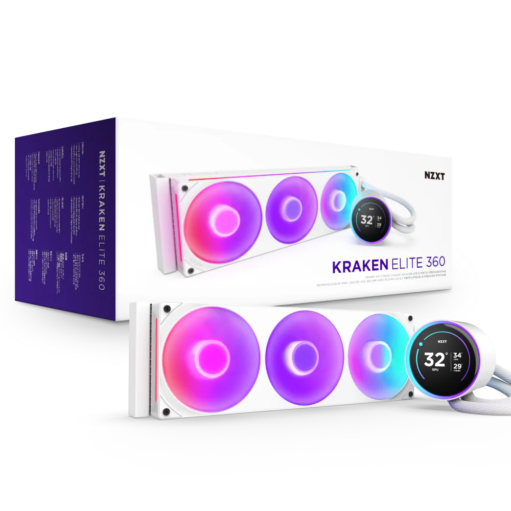 Tản nhiệt nước AIO NZXT Kraken Elite 420 RGB