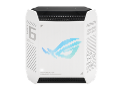 Router Mesh ASUS ROG Rapture GT6 White (Bộ 2 chiếc) - WiFi 6 Tri-Band, 9 ăng-ten, LAN 2.5G, CPU 1.7GHz, Tăng tốc Game 3 cấp độ