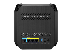 Router Mesh ASUS ROG Rapture GT6 Black (Bộ 2 chiếc) - WiFi 6 Tri-Band, 9 ăng-ten, LAN 2.5G, CPU 1.7GHz, Tăng tốc Game 3 cấp độ