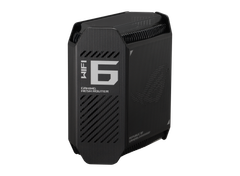 Router Mesh ASUS ROG Rapture GT6 Black (Bộ 2 chiếc) - WiFi 6 Tri-Band, 9 ăng-ten, LAN 2.5G, CPU 1.7GHz, Tăng tốc Game 3 cấp độ