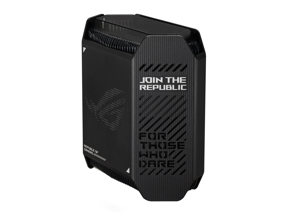 Router Mesh ASUS ROG Rapture GT6 Black (Bộ 2 chiếc) - WiFi 6 Tri-Band, 9 ăng-ten, LAN 2.5G, CPU 1.7GHz, Tăng tốc Game 3 cấp độ