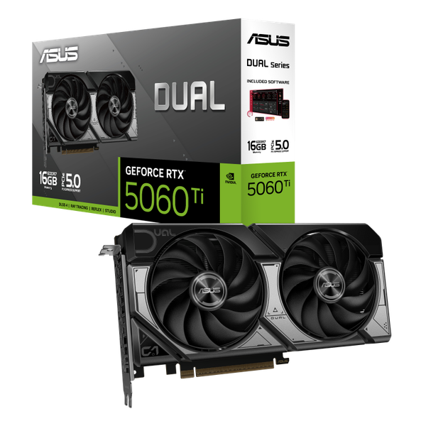 VGA ASUS Dual GeForce RTX™ 5060 Ti 16GB GDDR7