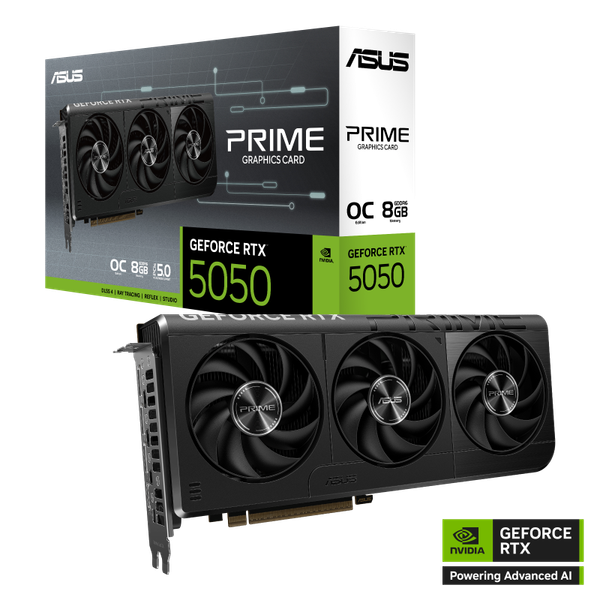 VGA ASUS Prime GeForce RTX™ 5050 8GB GDDR6 OC Edition