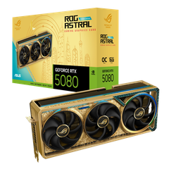 VGA ASUS ROG Astral GeForce RTX™ 5080 Dhahab CORE OC Edition