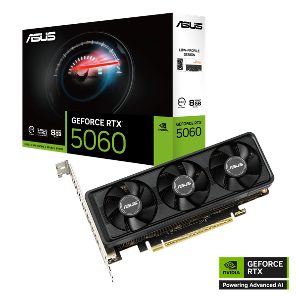 VGA ASUS GeForce RTX™ 5060 LP BRK 8GB GDDR7