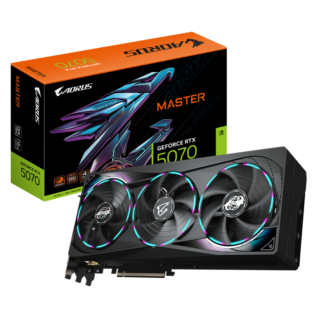 VGA GIGABYTE AORUS GeForce RTX™ 5070 MASTER 12G
