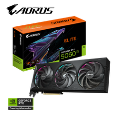 VGA GIGABYTE AORUS GeForce RTX™ 5060 Ti ELITE 16G