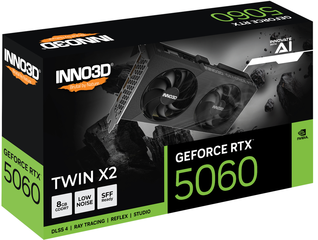 VGA INNO3D GeForce RTX™ 5060 TWIN X2