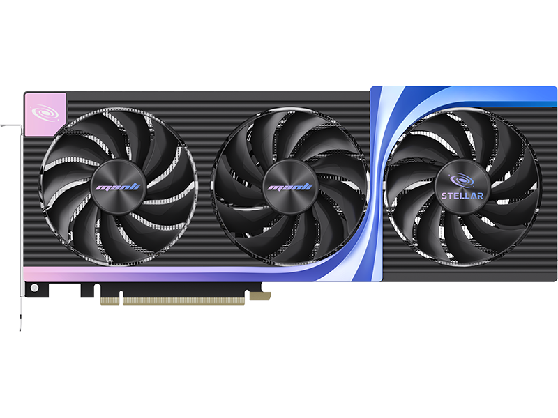 VGA Manli Black Stellar GeForce RTX™ 5060 Ti OC 16GB