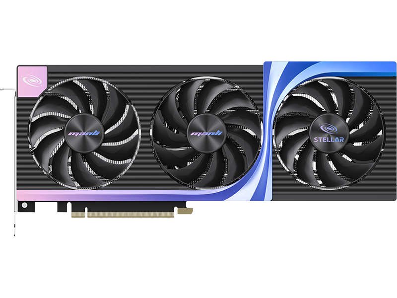 VGA Manli Black Stellar GeForce RTX™ 5060 Ti OC 8GB