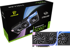 VGA Manli Black Stellar GeForce RTX™ 5060 Ti OC 8GB