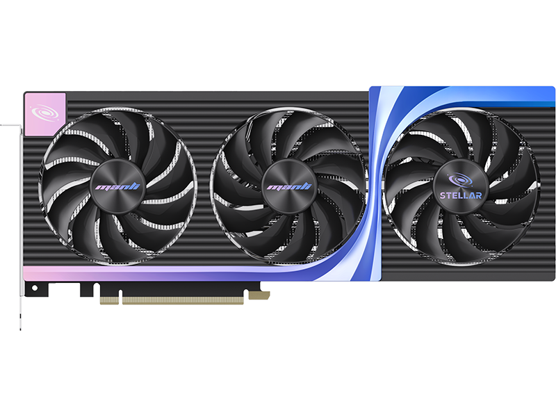 VGA Manli Black Stellar GeForce RTX™ 5070 OC 12GB GDDR7