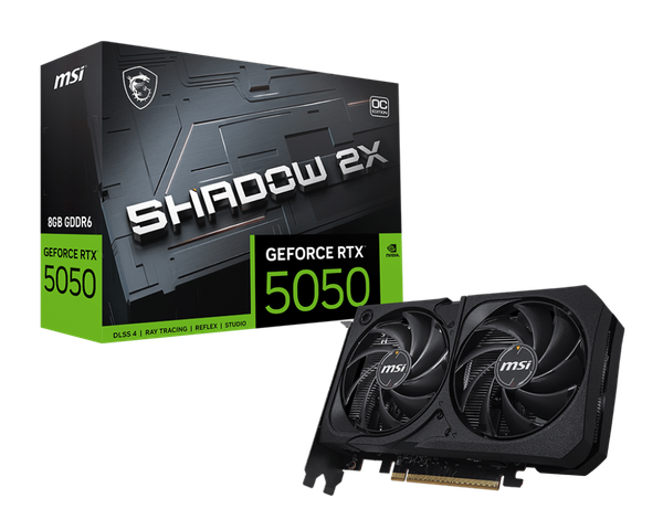 VGA MSI GeForce RTX™ 5050 8G SHADOW 2X OC