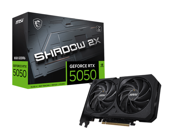 VGA MSI GeForce RTX™ 5050 8G SHADOW 2X