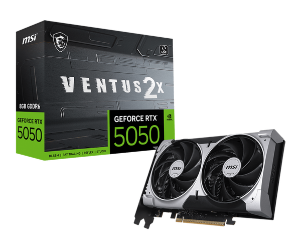VGA MSI GeForce RTX™ 5050 8G VENTUS 2X