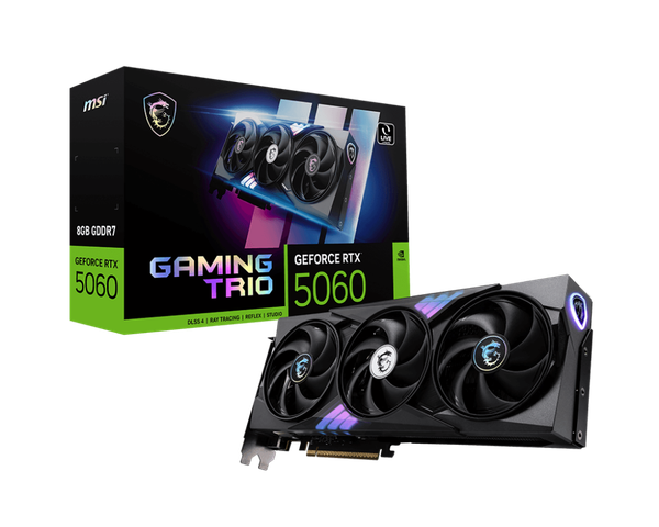 VGA MSI GeForce RTX™ 5060 8G GAMING TRIO