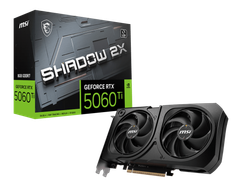 VGA MSI GeForce RTX™ 5060 Ti 8G SHADOW 2X PLUS